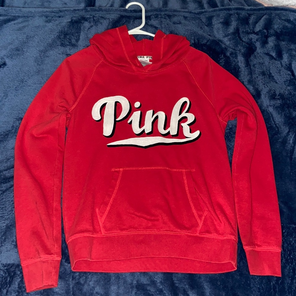 Women Victoria secret red hoodie